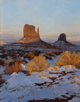 Monument Shadows - Monument Valley  14 x 11 Oil